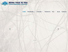 Tablet Screenshot of beingtruetoyou.com